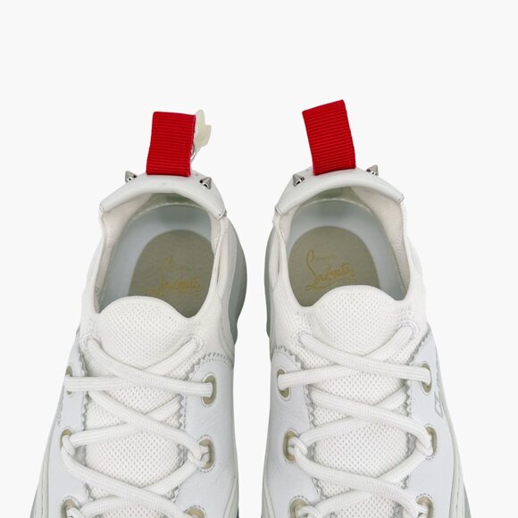 Christian Louboutin Arpoador Donna Sneakers White Leather Size 39.5 US 9.5 Women - Picture 6 of 16